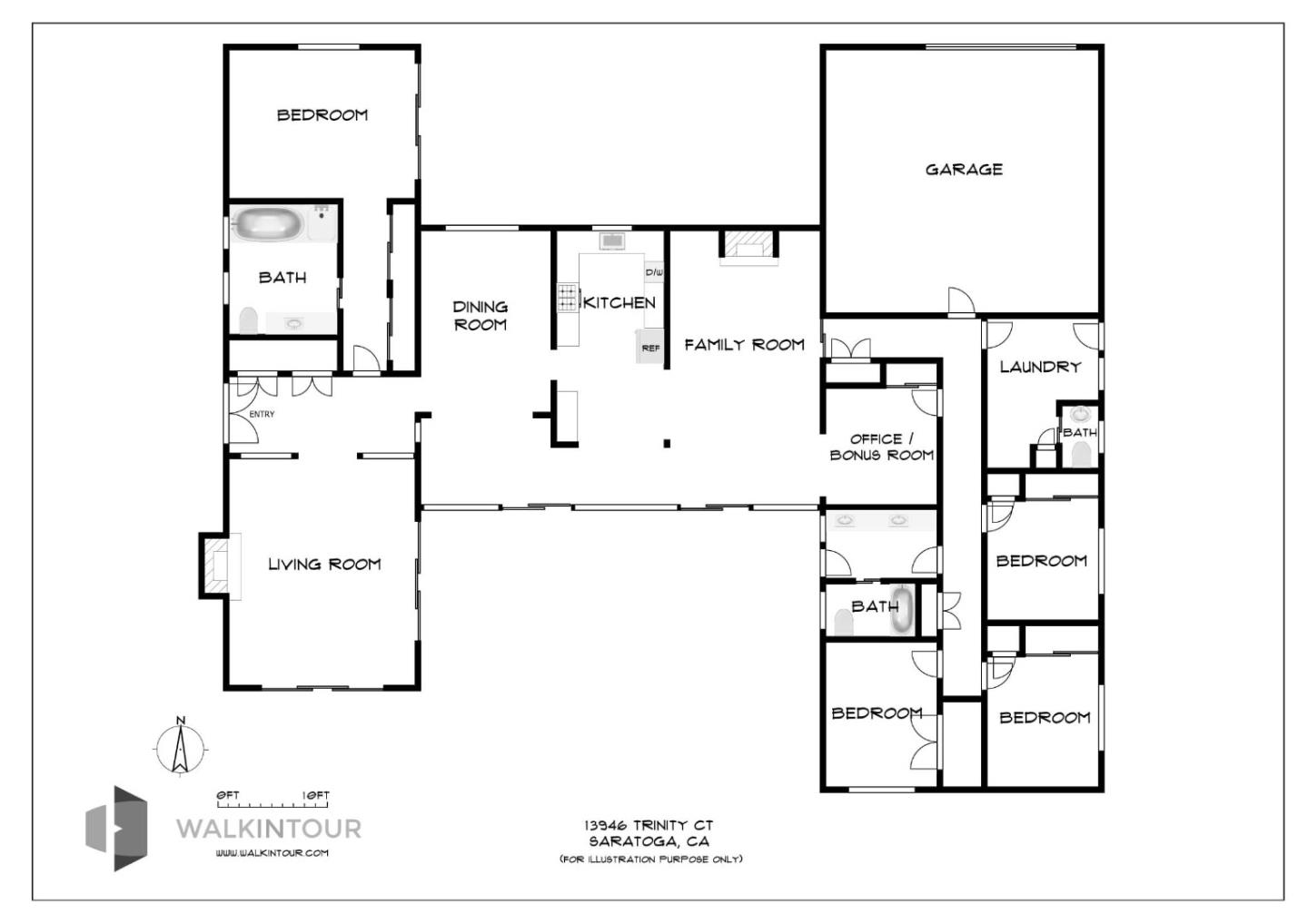 Detail Gallery Image 37 of 37 For 13946 Trinity Ct, Saratoga,  CA 95070 - 5 Beds | 2/1 Baths