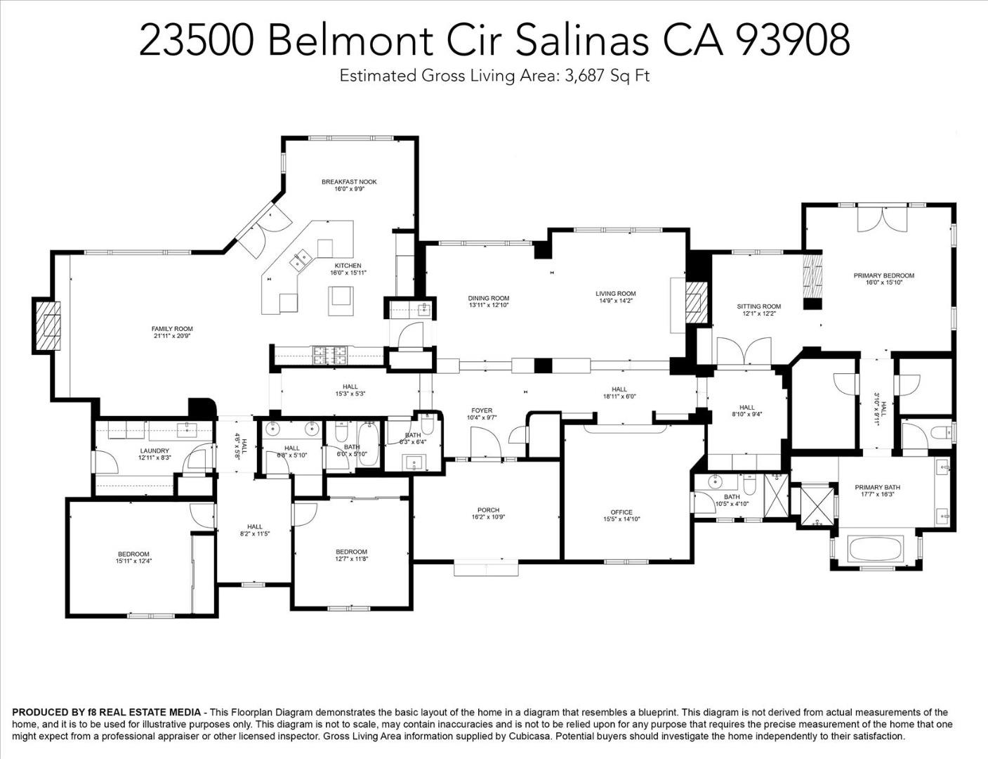 Detail Gallery Image 61 of 61 For 23500 Belmont Cir, Salinas,  CA 93908 - 3 Beds | 3/1 Baths
