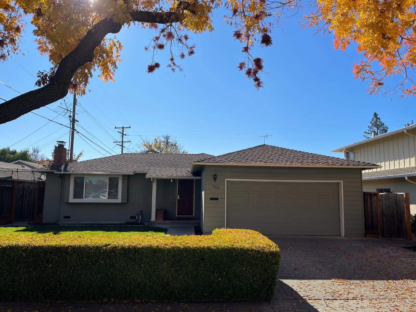 Detail Gallery Image 1 of 1 For 1106 Merrimac Dr, Sunnyvale,  CA 94087 - 3 Beds | 2 Baths
