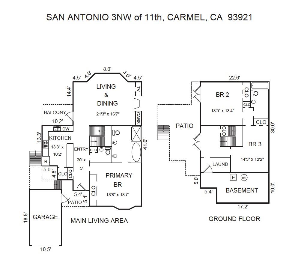 Detail Gallery Image 15 of 15 For 0 San Antonio 3 Nw of 11th, Carmel,  CA 93921 - 3 Beds | 2/1 Baths