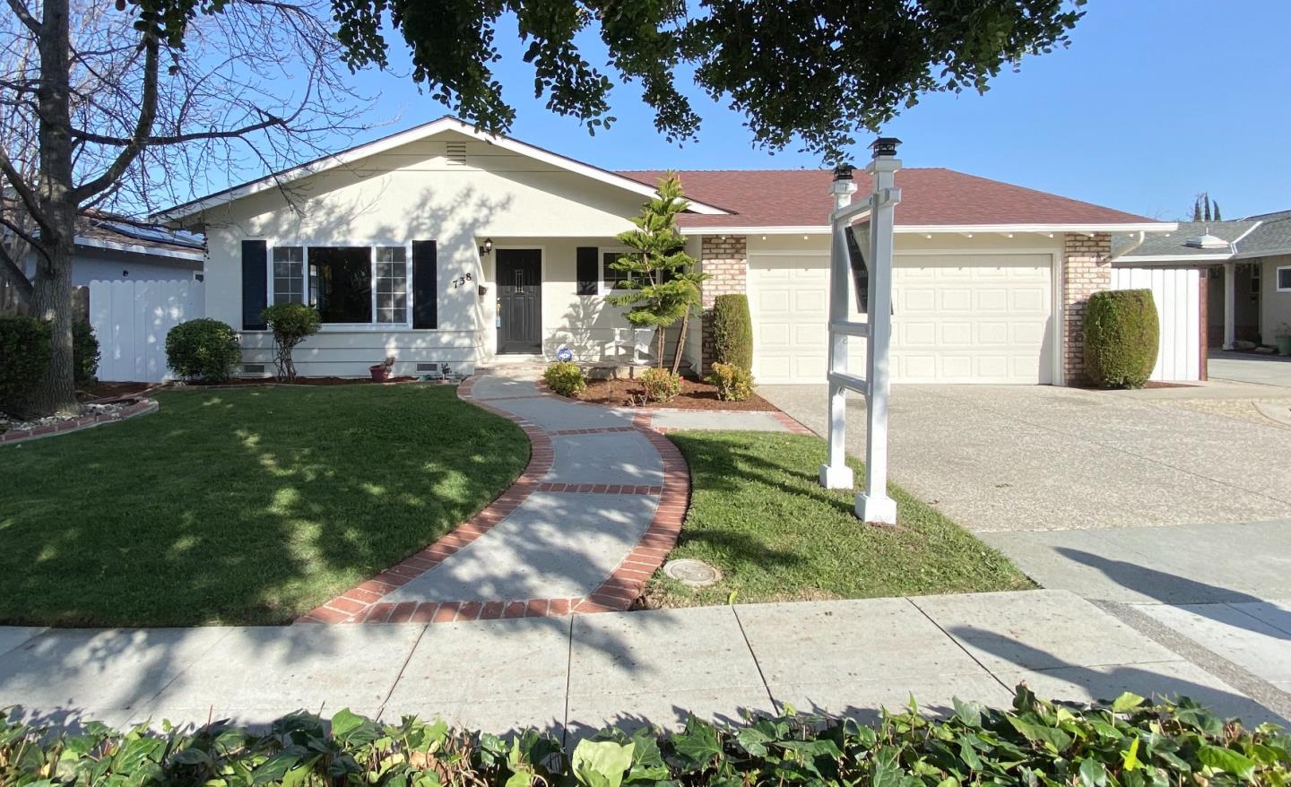 Detail Gallery Image 1 of 1 For 738 Durshire Way, Sunnyvale,  CA 94087 - 4 Beds | 2 Baths