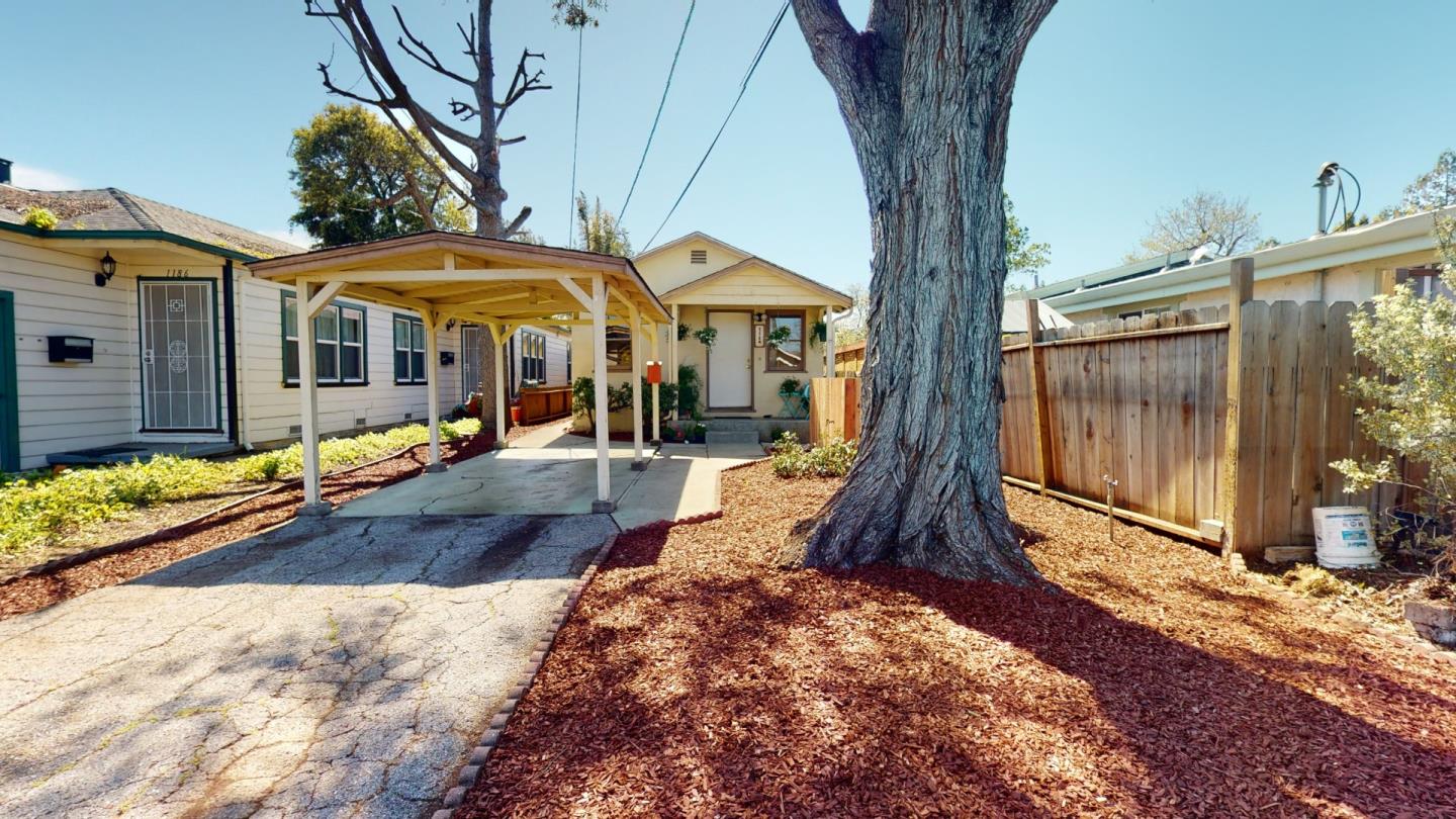 Perfect starter home on the Peninsula! This 1 bedroom and 1 bathroom cottage is located in a desirable area of Redwood City. Light and bright with hardwood floors, and a convenient laundry area inside. Detached structure in yard is perfect for a home office or artist studio. Convenient location just minutes from many dining and shopping options.